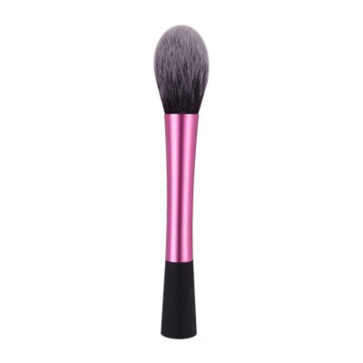 #406 Portable Makeup Powder Brush Round Top Synthetic Hair Foundation Powder Cosmetic Brush For Women