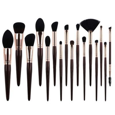 HXT-057 16pcs professional soft hair makeup beauty tools custom logo glitter makeup brush set