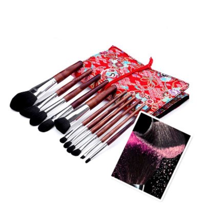 HXT-025 11pcs professional antibacterial synthetic cosmetic beauty tools private label makeup brushes set for daily make up