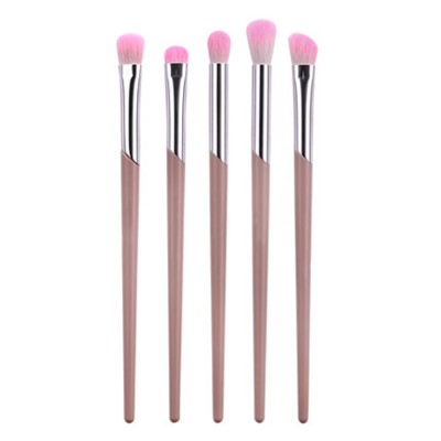 HXE-14 5pcs natural hair cute color eye makeup brushes eyeshadow blending eye contour brush