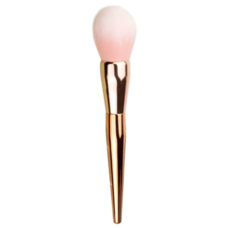 #408 Single Pink Powder Brush Soft Hair Big Head Blush Makeup Brush