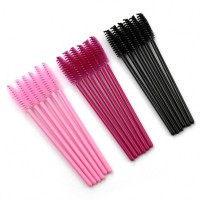 Wholesale One-Off Disposable Eyelash Brush Mascara Applicator Wand Brush Eyelash Comb Brushes Cosmetic Makeup Tool