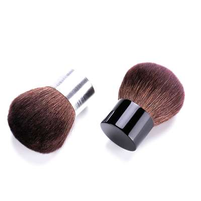 CLIONE #501 wholesale private label round top natural hair portable makeup brush high quality mini powder blush kabuki brush