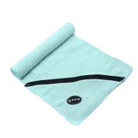 Microfiber Promotional Gym Sport Towel Custom Logo With Zipper Zip Pocket