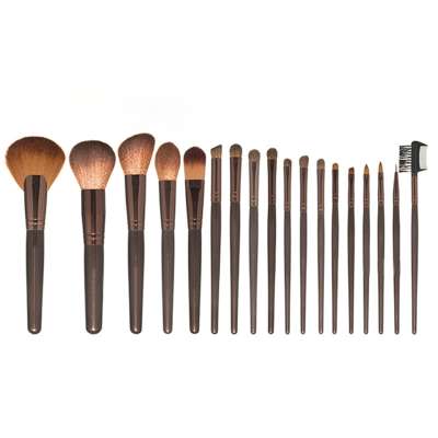 HXP-100C 18pcs maquillaje professional best seller customized styles beauty cosmetic makeup brush set with private label