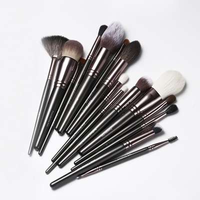 HXT-010 Professional premium custom logo cosmetic brush personalised natural hair brushes makeup