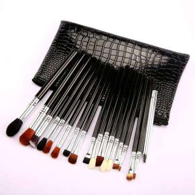 HXE-09 19pcs professional eye makeup lip eyebrow concealer eye shadow brush set custom logo